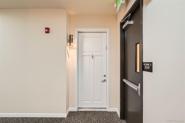 336 E 1st Ave Unit 200, Denver, CO 80203 - corridor featuring carpet flooring and baseboards