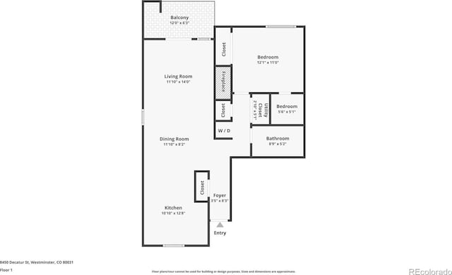 8450 Decatur St Unit 97, Westminster, CO 80031 - view of home floor plan