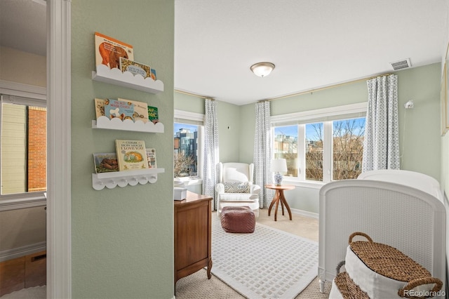 2801 W 23rd Ave, Denver, CO 80211 - bedroom featuring carpet, baseboards, and visible vents
