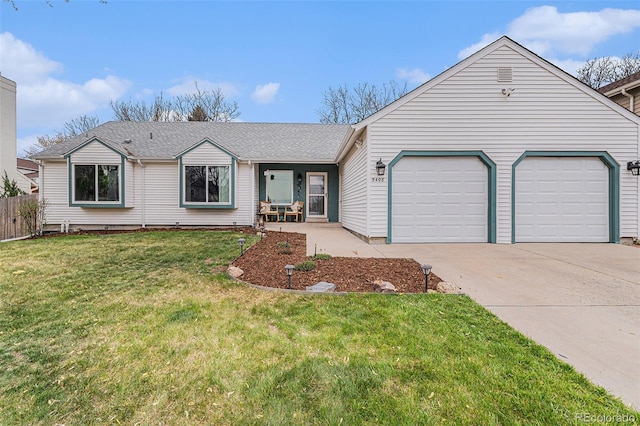 5408 E Briarwood Cir, Centennial, CO 80122 - ranch-style home with concrete driveway and a garage