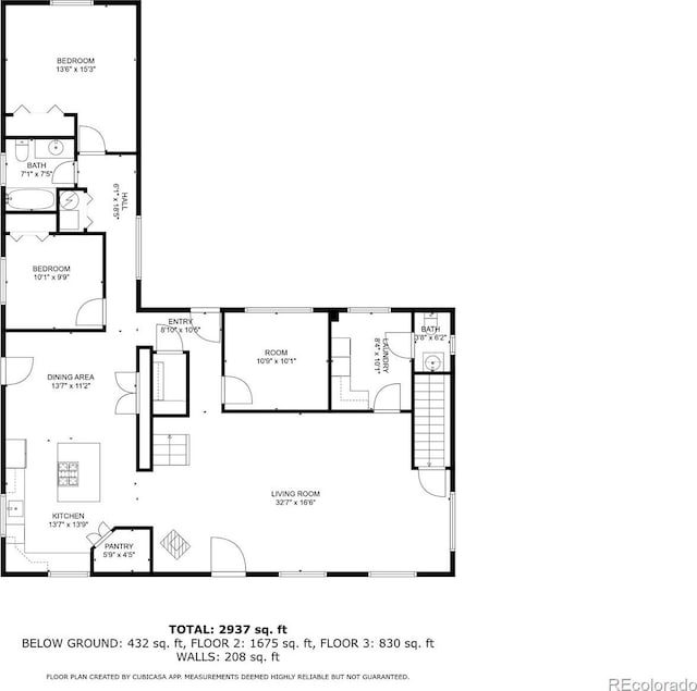 15528 Nancy Ave, Fort Lupton, CO 80621 - view of floor plan / room layout