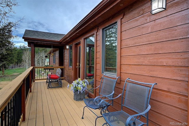 199 Elk Horn Ct, Bailey, CO 80421 - view of wooden deck