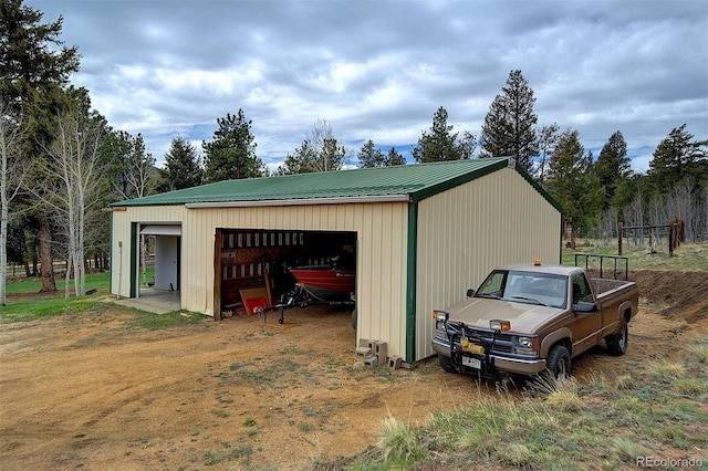 199 Elk Horn Ct, Bailey, CO 80421 - view of detached garage
