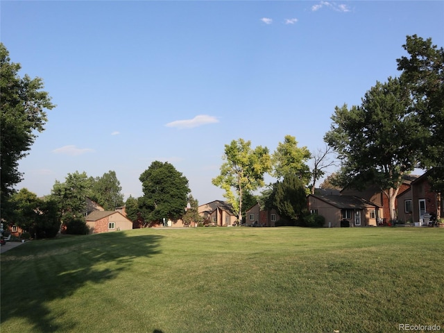 7700 W Glasgow Pl Unit 1A, Littleton, CO 80128 - view of green lawn with a residential view