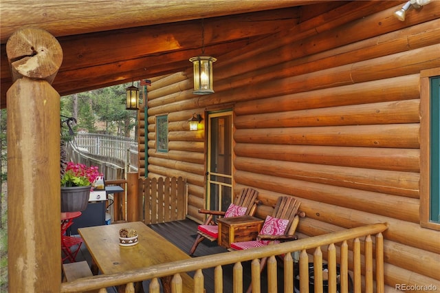 2255 Spruce Rd, Woodland Park, CO 80863 - view of deck