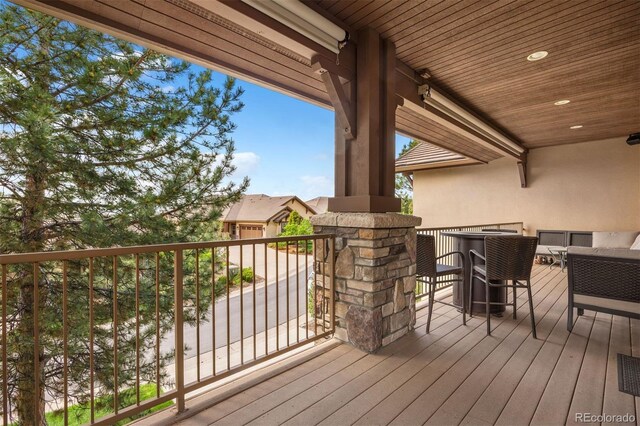 4364 Chateau Ridge Ln, Castle Rock, CO 80108 - view of deck