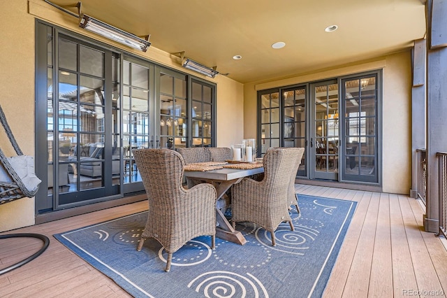 view of deck