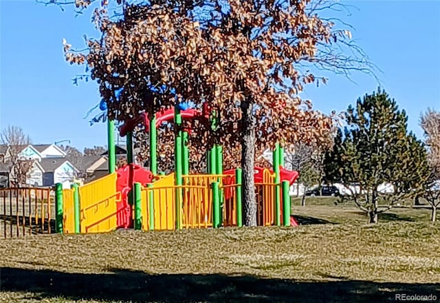 view of play area