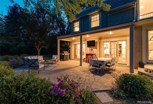 1512 Cottonwood Ln, Greenwood Village, CO 80121 - view of patio featuring an outdoor hangout area and outdoor dining area