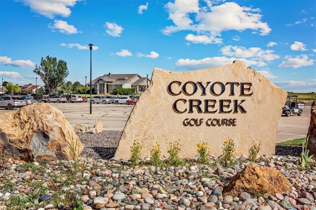 2165 Alyssa St, Fort Lupton, CO 80621 - community / neighborhood sign featuring uncovered parking