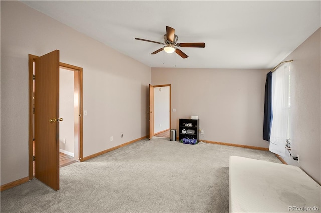 5520 Coyote Ln, Peyton, CO 80831 - carpeted spare room with ceiling fan and baseboards