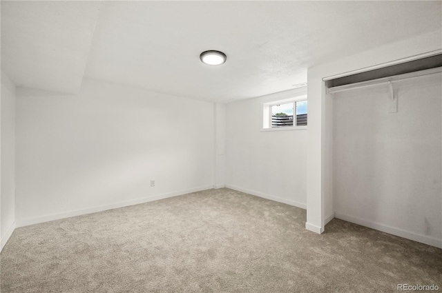 5520 Coyote Ln, Peyton, CO 80831 - below grade area featuring carpet