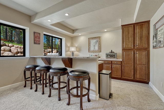 1250 Cottontail Trl, Woodland Park, CO 80863 - indoor bar with baseboards and recessed lighting
