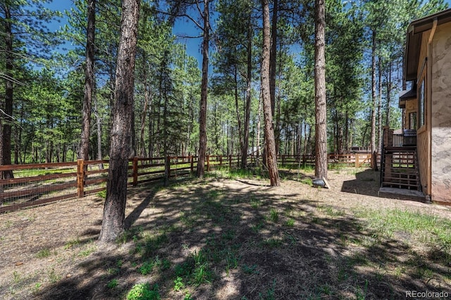 1250 Cottontail Trl, Woodland Park, CO 80863 - view of fenced backyard