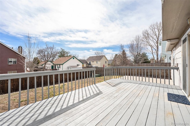 13504 Pecos St, Westminster, CO 80234 - deck with a fenced backyard and a residential view
