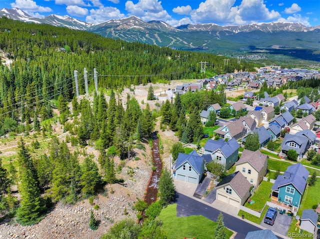 17 Meadow Lark Grn, Breckenridge, CO 80424 - aerial perspective of suburban area with mountains