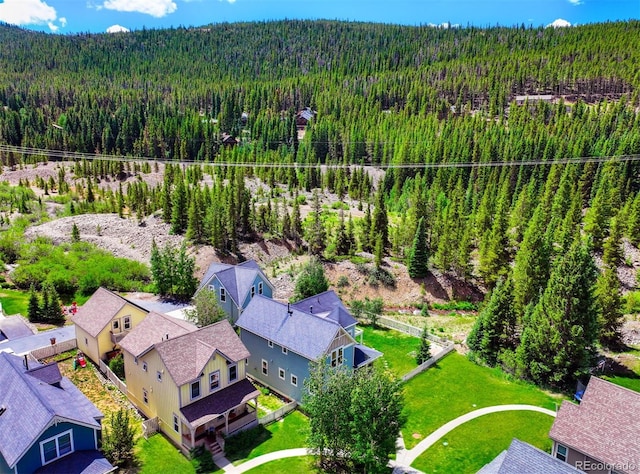 17 Meadow Lark Grn, Breckenridge, CO 80424 - aerial view of residential area with a forest