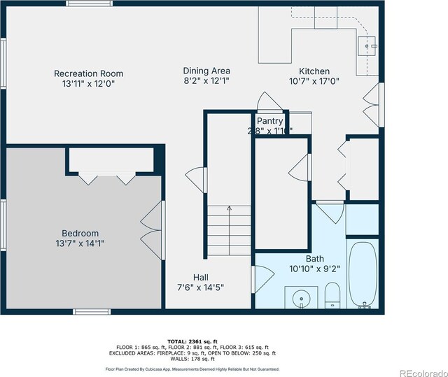 15580 Rigge Ct, Elbert, CO 80106 - property floor plan