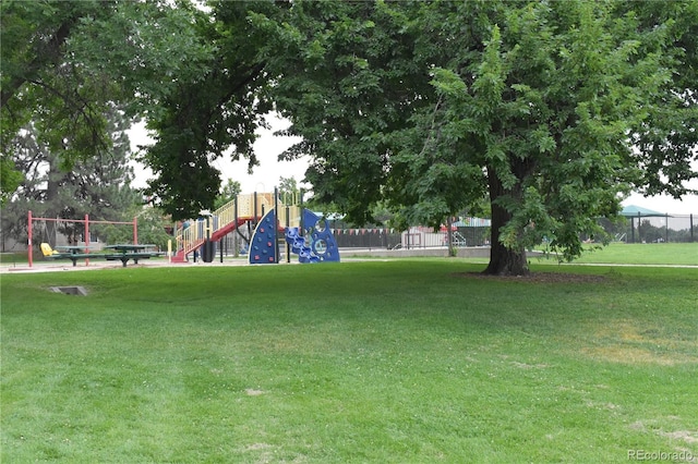 2684 S Logan St, Denver, CO 80210 - community jungle gym featuring a yard