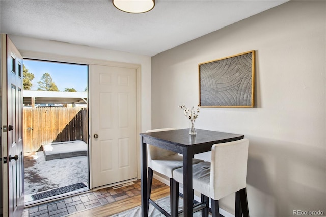 view of dining area