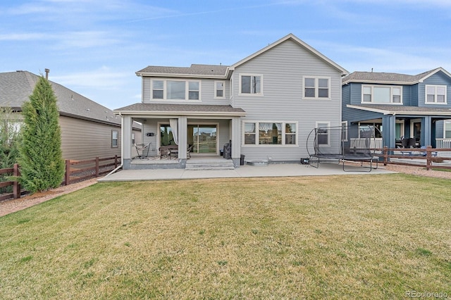 14589 Hagus Pl, Parker, CO 80134 - rear view of property with a patio and a shingled roof