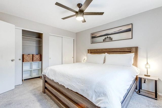 6365 Xavier Ct, Arvada, CO 80003 - carpeted bedroom featuring multiple closets and ceiling fan