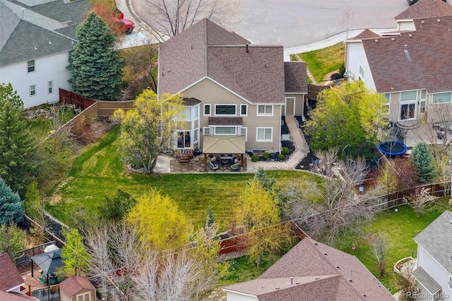drone / aerial view