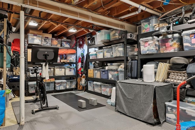 view of storage