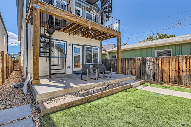 3640 Lipan St, Denver, CO 80211 - view of patio / terrace with stairway