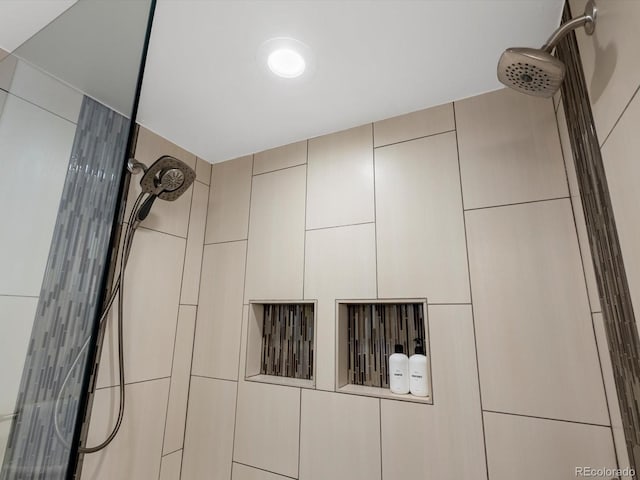 3640 Lipan St, Denver, CO 80211 - bathroom view of a tile shower
