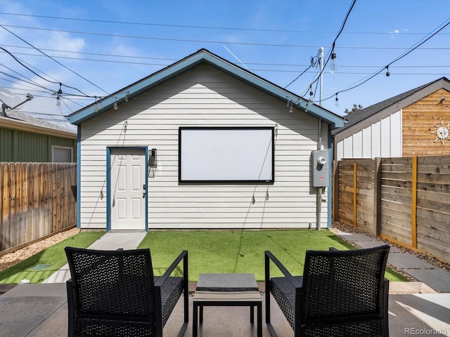 3640 Lipan St, Denver, CO 80211 - back of property featuring a patio area