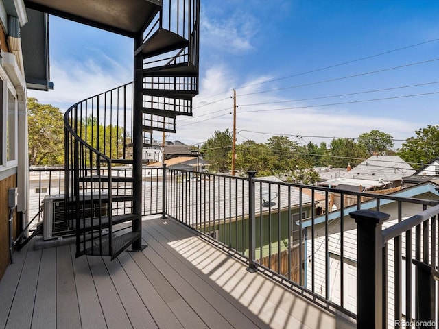 3640 Lipan St, Denver, CO 80211 - wooden terrace with stairs