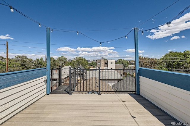 3640 Lipan St, Denver, CO 80211 - view of wooden deck