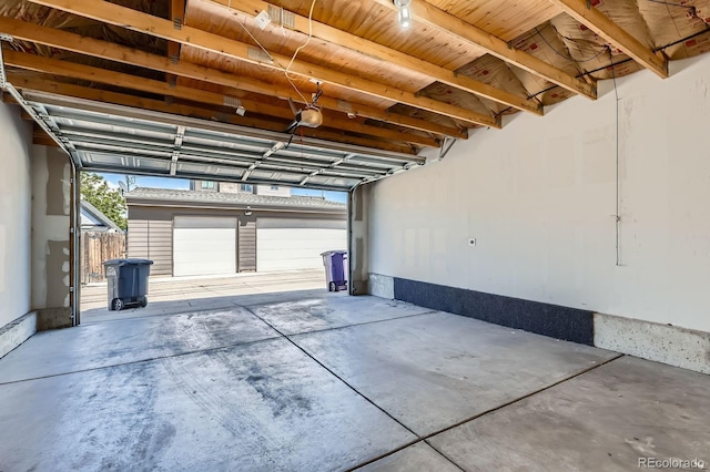 3640 Lipan St, Denver, CO 80211 - garage featuring a garage door opener