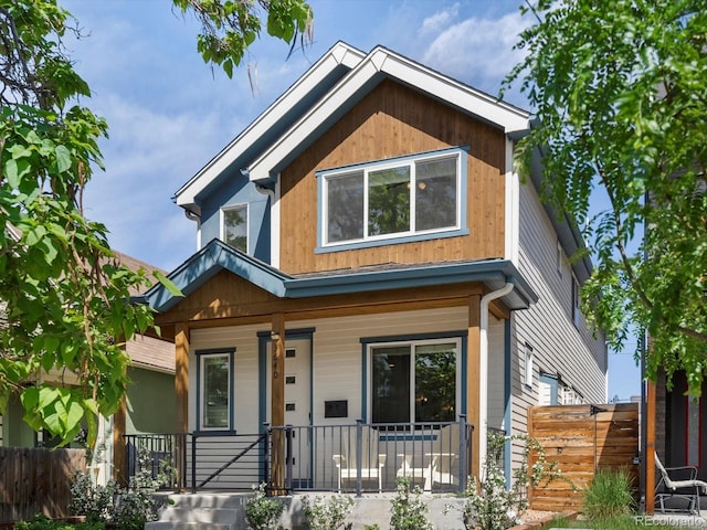 3640 Lipan St, Denver, CO 80211 - view of front of property with covered porch