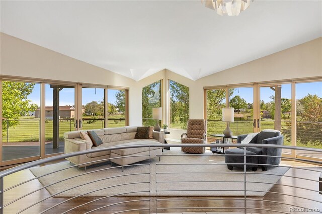 15132 Pecos St, Broomfield, CO 80023 - sunroom with vaulted ceiling and healthy amount of natural light