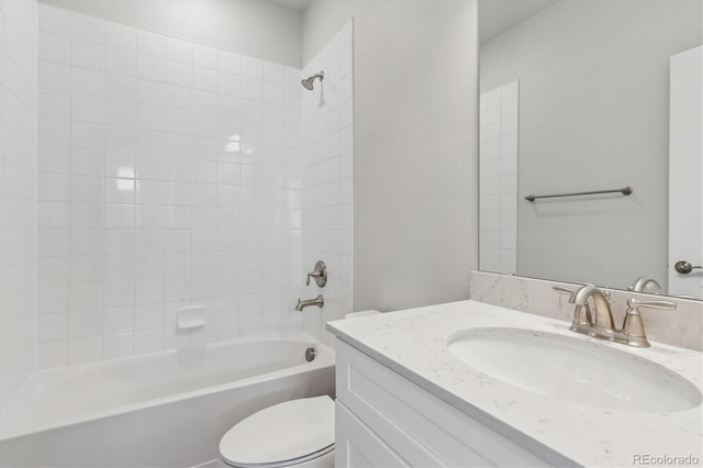 453 Interlocken Blvd Unit 101, Broomfield, CO 80021 - bathroom with toilet, vanity, and shower / bath combination