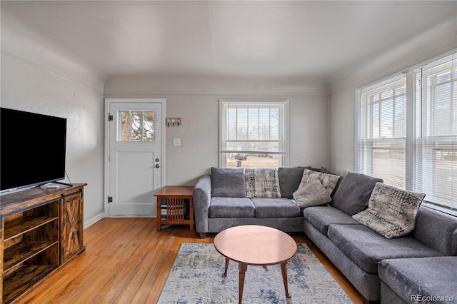 2041 7th Ave, Greeley, CO 80631 - living area featuring plenty of natural light and light wood-style floors