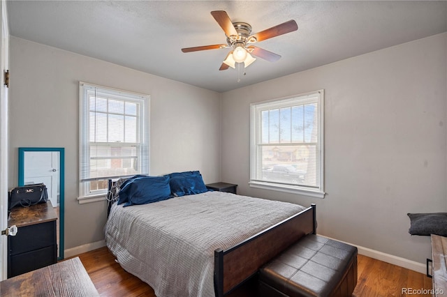 2041 7th Ave, Greeley, CO 80631 - bedroom featuring wood finished floors and a ceiling fan