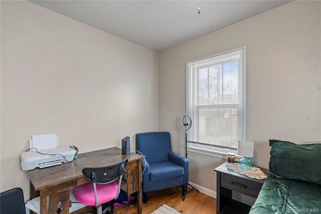 2041 7th Ave, Greeley, CO 80631 - home office with baseboards and light wood-style floors