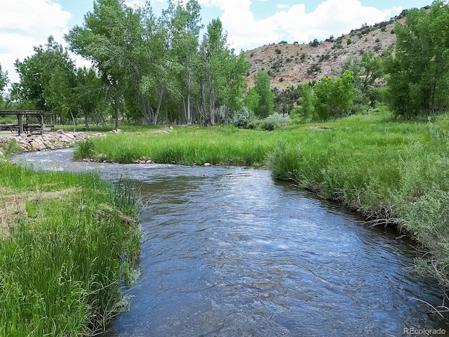 view of water feature