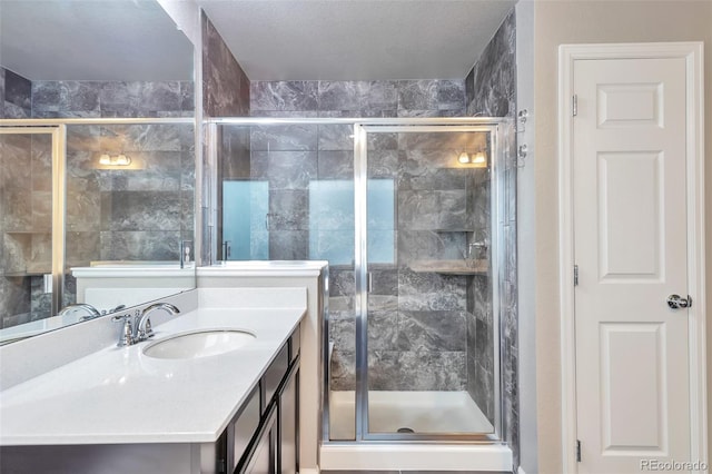 15955 E Otero Cir, Centennial, CO 80112 - full bath with vanity and a shower stall