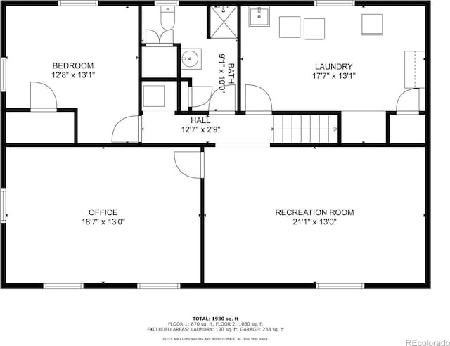 view of layout