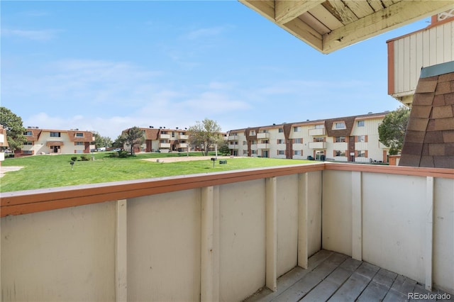 10211 Ura Ln Unit 1-202, Thornton, CO 80260 - balcony featuring a residential view