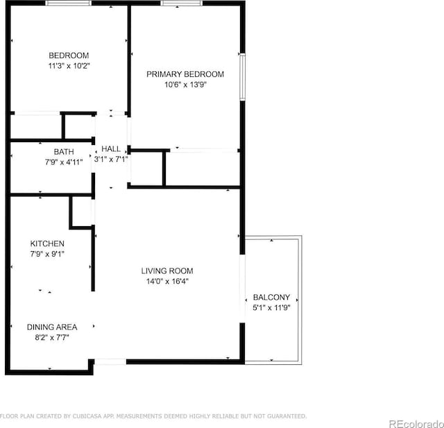 10211 Ura Ln Unit 1-202, Thornton, CO 80260 - floor plan / room layout