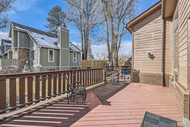 6504 Ralston Rd Unit A, Arvada, CO 80002 - view of wooden deck