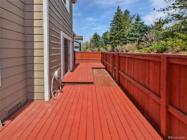 9115 W Hinsdale Pl, Littleton, CO 80128 - deck featuring visible vents