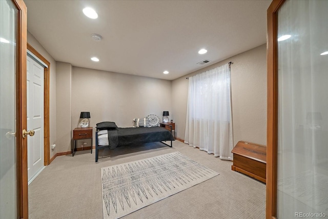 1248 Rawhide Cir, Elizabeth, CO 80107 - carpeted bedroom with baseboards and recessed lighting