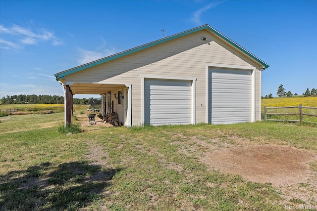 1248 Rawhide Cir, Elizabeth, CO 80107 - view of detached garage