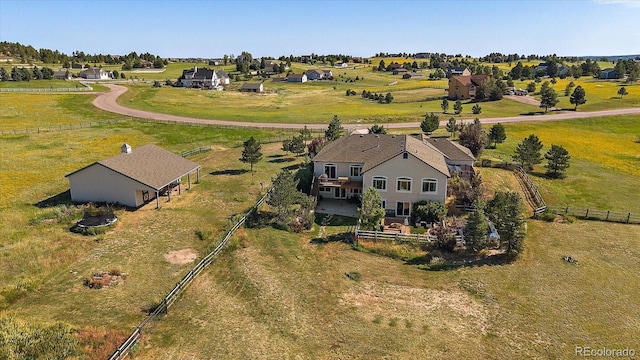 1248 Rawhide Cir, Elizabeth, CO 80107 - aerial view of property and surrounding area